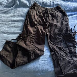 Abercrombie & Fitch Black Cargo Pants